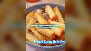 中国の冷凍春巻きの皮工場 | EU 規格、英国のテイクアウト、ファストフードに適応したショーケース