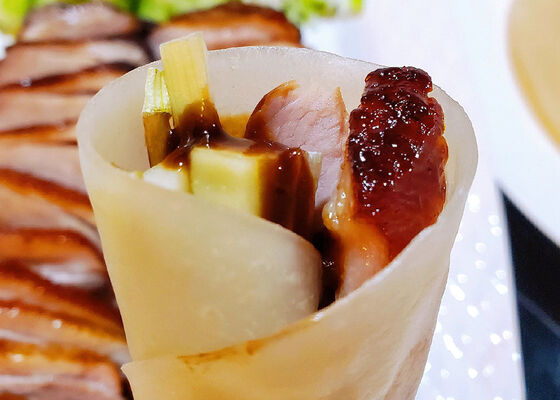 中国の冷凍アヒルのパンケーキメーカー |ファストフードおよびテイクアウト用の EU 規格ダックパンケーキ、BRC および HALAL 認証付きバルク供給